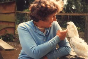Mum with cockatoos