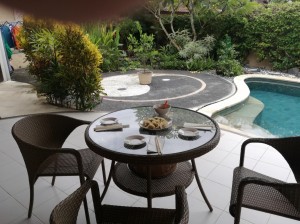 or dining by the pool