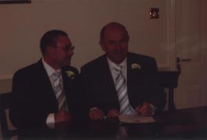 Mark & Chris At Signing