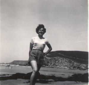 Mum in shorts