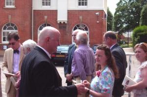 Ted & Holly chatting